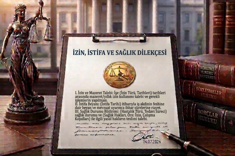 İzin-İstifa-Sağlık Dilekçesi